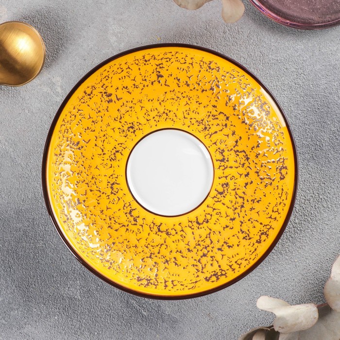 Блюдце Splash, d=12 см, цвет жёлтый
Блюдце Splash, d=12 см, цвет жёлтый