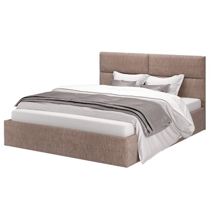 Кровать Сити 2000х1600 с орт. основанием ткань бежевая
Кровать Сити 2000х1600 с орт. основанием ткань бежевая