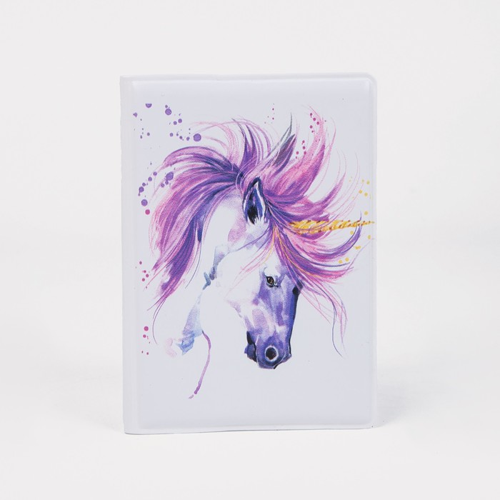 Обложка для паспорта, цвет белый, «Единорог»
Обложка для паспорта, цвет белый, «Единорог»