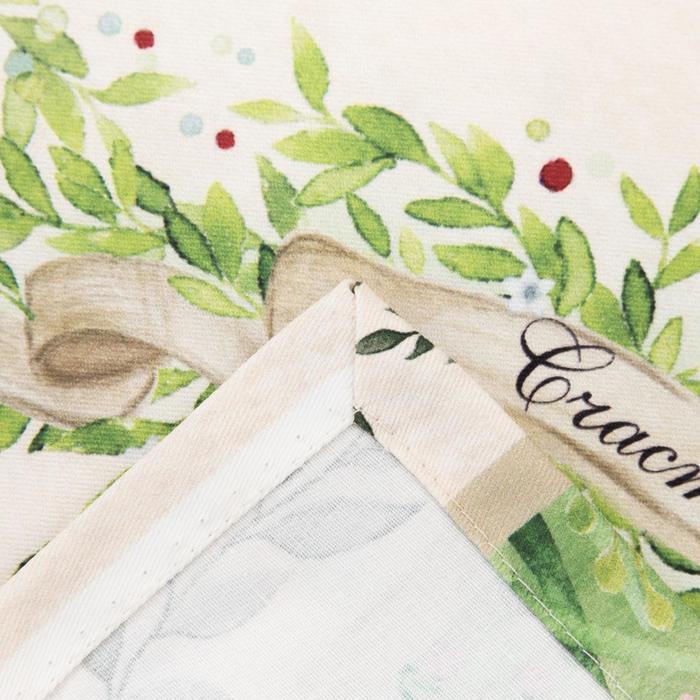 фото Скатерть "этель" акварельные зайцы 180х147 см, 100% хл, саржа 190 гр/м2