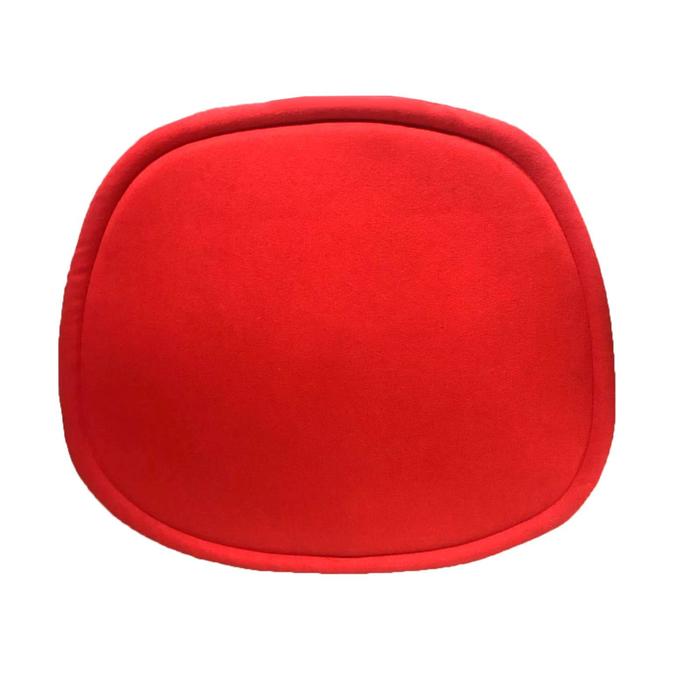 фото Подушка для стульев серии eames 400 × 340 × 15 мм, ткань, цвет красный bradex home
