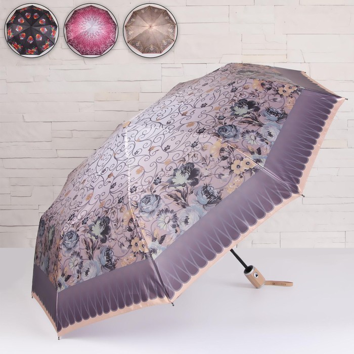 Зонт полуавтоматический, 3 сложения, 8 спиц, R = 50 см, цвет МИКС
Зонт полуавтоматический, 3 сложения, 8 спиц, R = 50 см, цвет МИКС