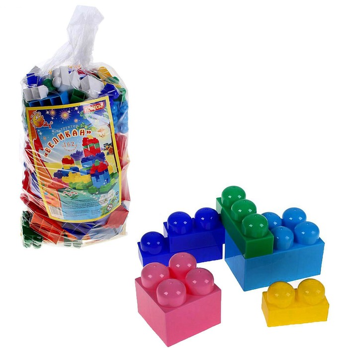 Конструктор «Великан», 162 детали
Конструктор «Великан», 162 детали