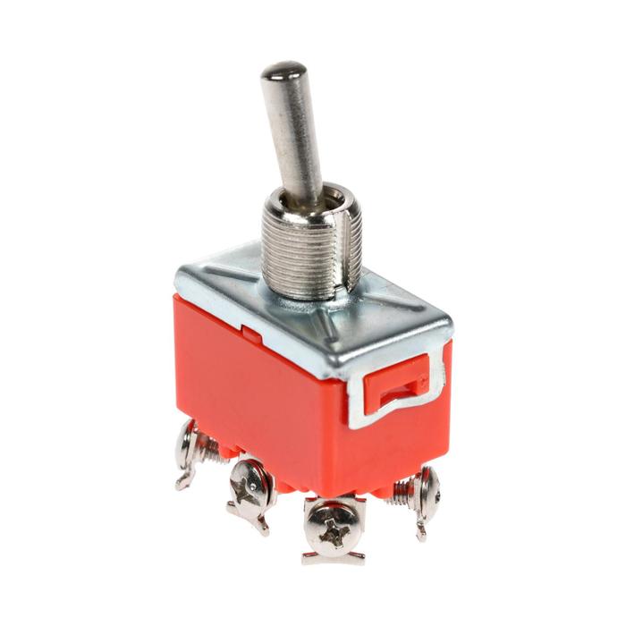 Тумблер, 250 В, 15 А, ON-ON, 6c
Тумблер, 250 В, 15 А, ON-ON, 6c