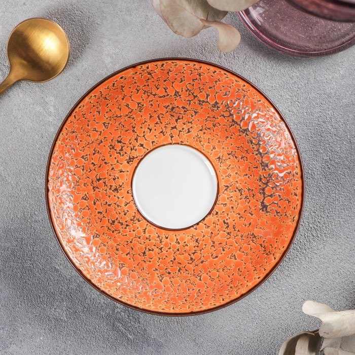 Блюдце фарфоровое Splash, d=12 см, цвет оранжевый
Блюдце фарфоровое Splash, d=12 см, цвет оранжевый