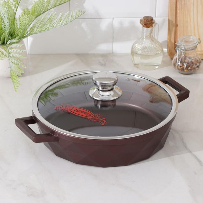 Жаровня «Бриллиант Brown NOVA», 28×7 см
Жаровня «Бриллиант Brown NOVA», 28×7 см