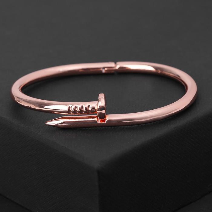 Браслет металл "Каркас" гвоздь гладкий, цвет розовое золото ,d=7см
Браслет металл "Каркас" гвоздь гладкий, цвет розовое золото ,d=7см