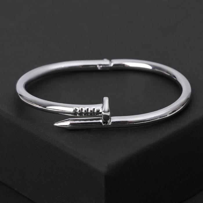 Браслет металл "Каркас" гвоздь гладкий, цвет серебро, d=7 см
Браслет металл "Каркас" гвоздь гладкий, цвет серебро, d=7 см