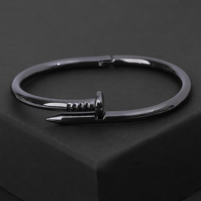 Браслет металл "Каркас" гвоздь гладкий, цвет чёрный ,d=7см
Браслет металл "Каркас" гвоздь гладкий, цвет чёрный ,d=7см