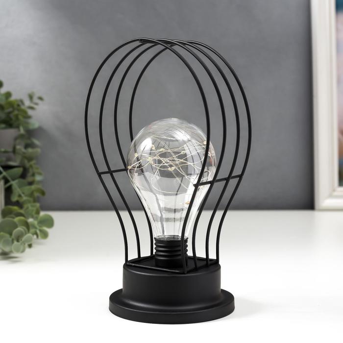 Ночник лофт 16460/1 LED от батареек 3хАА черный 13х10х21 см
Ночник лофт 16460/1 LED от батареек 3хАА черный 13х10х21 см