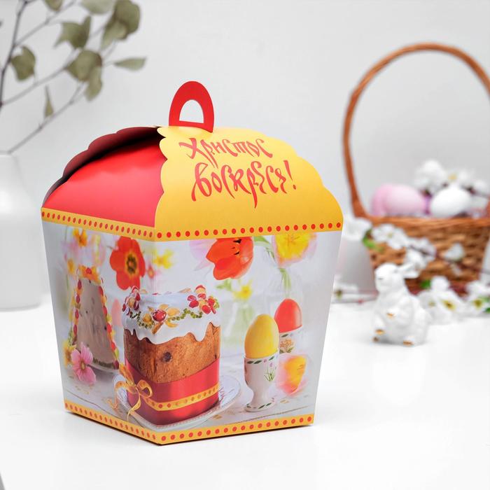 Пасхальная коробочка "Христос Воскресе!", праздничный стол, 17 х 17 х 26 см
Пасхальная коробочка "Христос Воскресе!", праздничный стол, 17 х 17 х 26 см