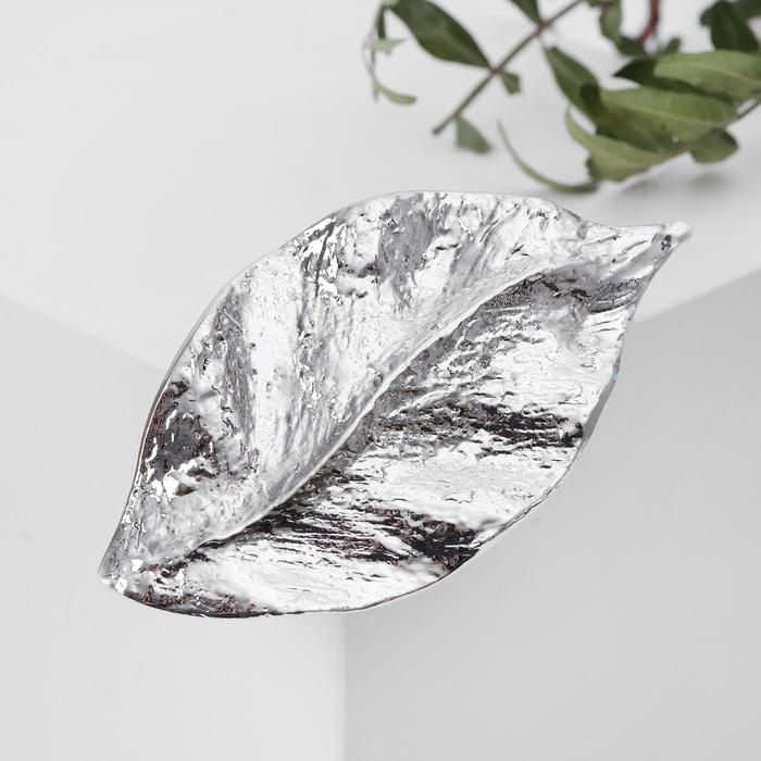 Брошь "Лист" под ветром, цвет серебро
Брошь "Лист" под ветром, цвет серебро