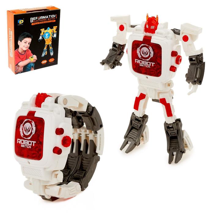 Робот «Часы», трансформируется в часы, работает от батареек
Робот «Часы», трансформируется в часы, работает от батареек