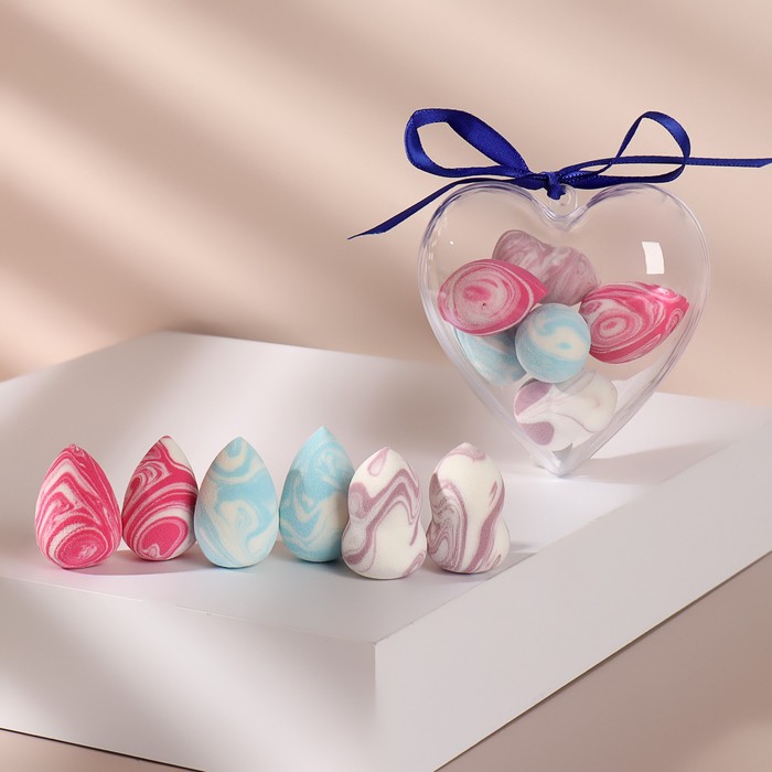 Набор спонжей для нанесения косметики в футляре, мини, увеличиваются при намокании, 6 шт, цвет МИКС
Набор спонжей для нанесения косметики в футляре, мини, увеличиваются при намокании, 6 шт, цвет МИКС