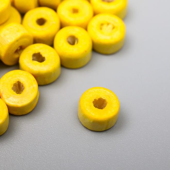 Бусины для творчества дерево "Плоские круглые жёлтые" набор 20 гр 0,6х0,3 см 
Бусины для творчества дерево "Плоские круглые жёлтые" набор 20 гр 0,6х0,3 см