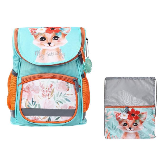 Ранец Стандарт, Сalligrata, 36 х 26 х 16 см, с мешком для обуви, «Лисёнок»
Ранец Стандарт, Сalligrata, 36 х 26 х 16 см, с мешком для обуви, «Лисёнок»