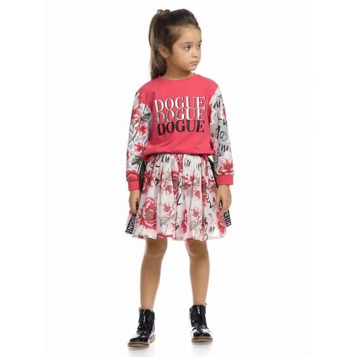 фото Юбка для девочек, рост 116 см, цвет белый pelican