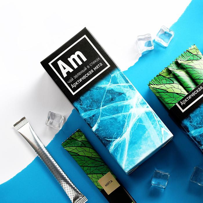 Зелёный чай в стиках «Арктика», мята, 2 г. х 15 шт.
Зелёный чай в стиках «Арктика», мята, 2 г. х 15 шт.