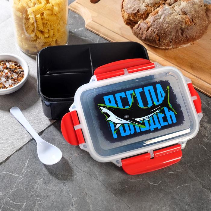 Ланч бокс «Всегда голоден», 20 х 14 см 
Ланч бокс «Всегда голоден», 20 х 14 см