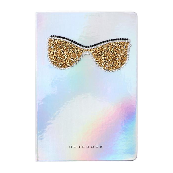 Записная книжка А5, 80 листов в клетку Golden sunglasses, твёрдая обложка из искусственной кожи, шелкография, тонированный блок 70 г/м2
Записная книжка А5, 80 листов в клетку Golden sunglasses, твёрдая обложка из искусственной кожи, шелкография, тонированный блок 70 г/м2
