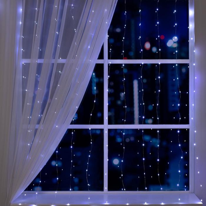 Гирлянда «Занавес» 2 × 2 м роса, IP20, серебристая нить, 300 LED, свечение белое, 12 В
Гирлянда «Занавес» 2 × 2 м роса, IP20, серебристая нить, 300 LED, свечение белое, 12 В