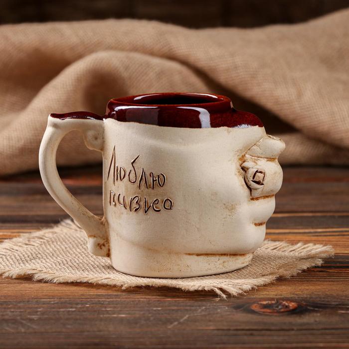 Кружка "С дулей", под шамот, 0.5 л
Кружка "С дулей", под шамот, 0.5 л