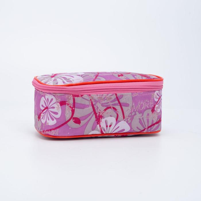 Косметичка на молнии, цвет розовый
Косметичка на молнии, цвет розовый