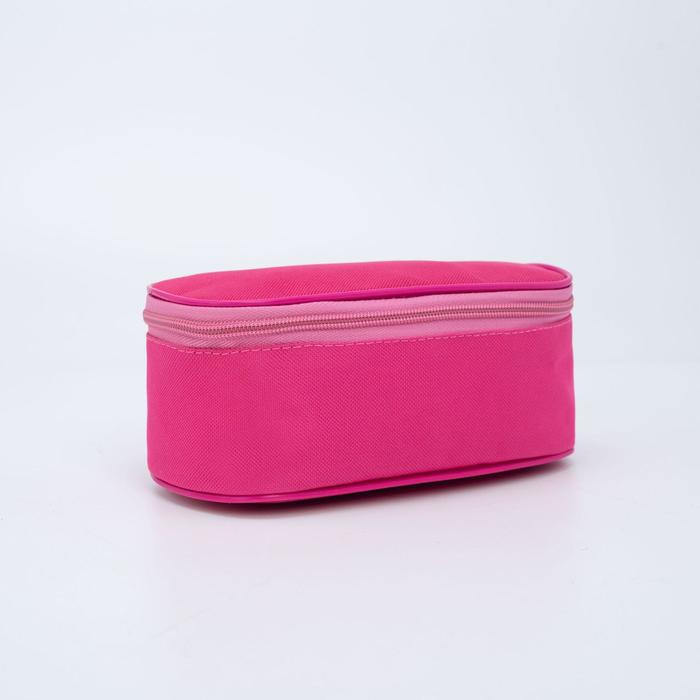 Косметичка на молнии, цвет розовый
Косметичка на молнии, цвет розовый
