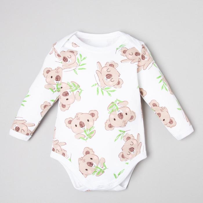 Боди с длинным рукавом Крошка Я «Коалы», рост 74-80 см
Боди с длинным рукавом Крошка Я «Коалы», рост 74-80 см