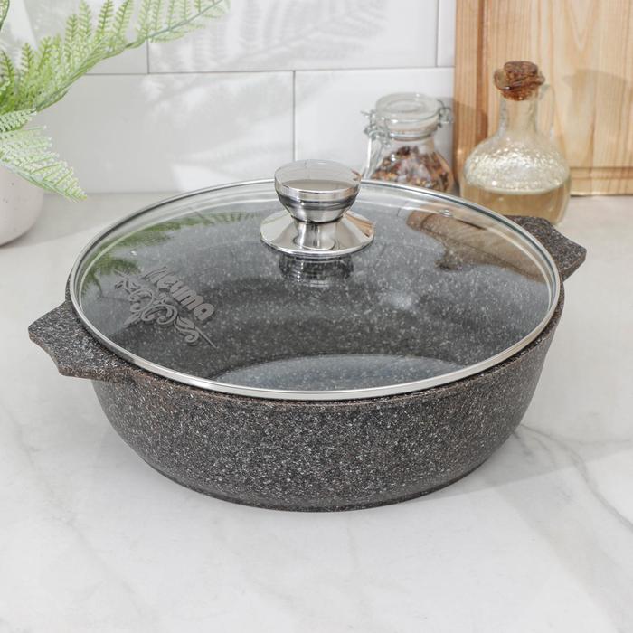 Жаровня Premium, 3 л, d=26 см, стеклянная крышка, антипригарное покрытие
Жаровня Premium, 3 л, d=26 см, стеклянная крышка, антипригарное покрытие