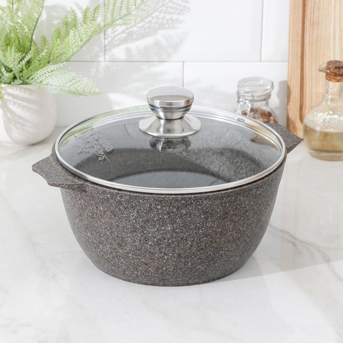 Кастрюля Premium, 4 л, антипригарное покрытие, цвет коричневый
Кастрюля Premium, 4 л, антипригарное покрытие, цвет коричневый