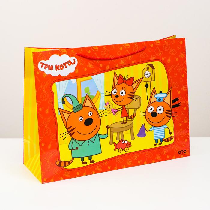 Пакет бумажный подарочный «Три Кота», 46х61х20 см
Пакет бумажный подарочный «Три Кота», 46х61х20 см