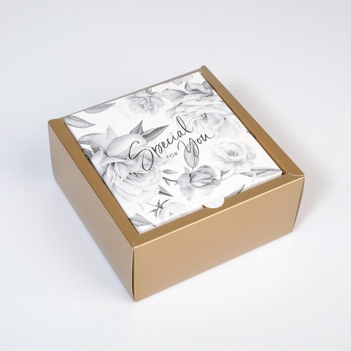 Коробка складная «Цветочная», 15 × 15 × 7 см
Коробка складная «Цветочная», 15 × 15 × 7 см