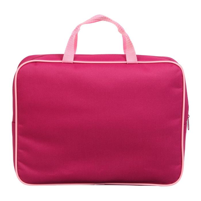 Папка с ручками А4, текстильная, 350 х 265 х 80 мм, "Офис", фуксия пурпурно-розовая (ручка-тесьма)
Папка с ручками А4, текстильная, 350 х 265 х 80 мм, "Офис", фуксия пурпурно-розовая (ручка-тесьма)