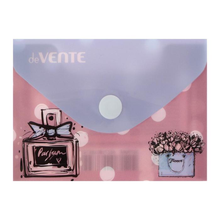 Папка-конверт на кнопке А7 (105 х 74мм) 150 мкм, горизонтальная, deVENTE Lady
Папка-конверт на кнопке А7 (105 х 74мм) 150 мкм, горизонтальная, deVENTE Lady