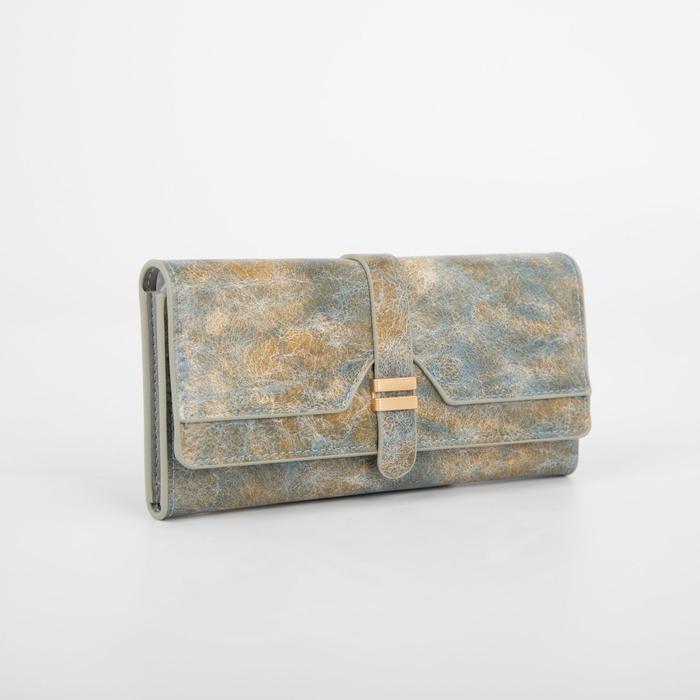 Кошелёк на кнопке, цвет зелёный
Кошелёк на кнопке, цвет зелёный