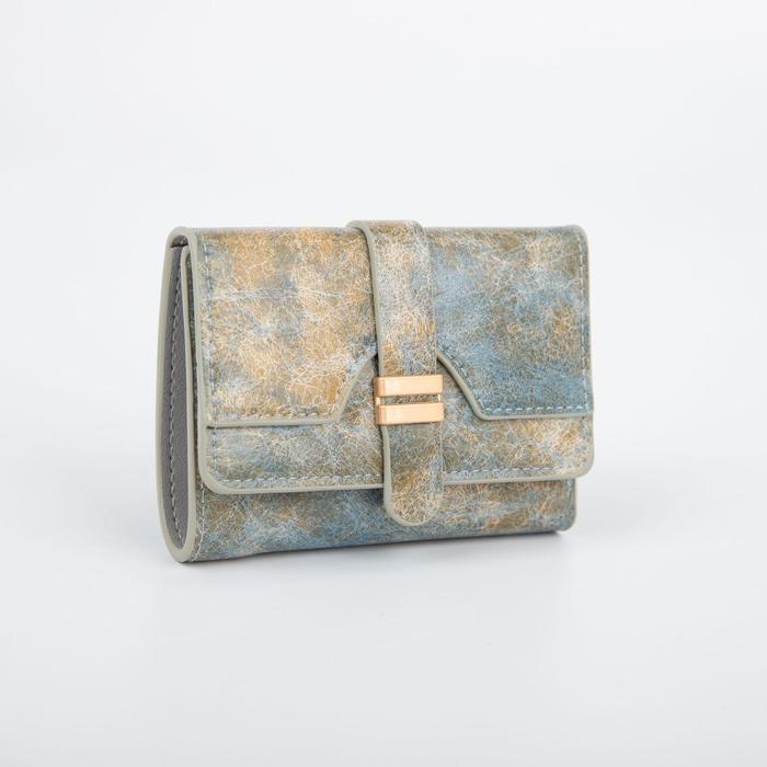 Кошелёк на клапане, цвет зелёный
Кошелёк на клапане, цвет зелёный