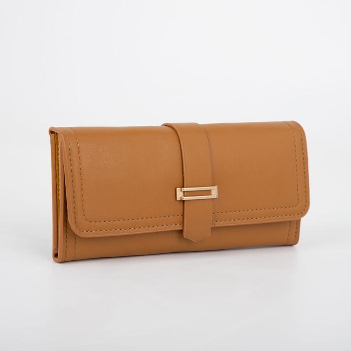 Кошелёк на магните, цвет коричневый
Кошелёк на магните, цвет коричневый