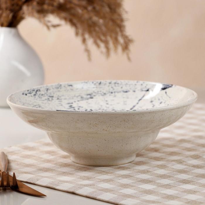 Тарелка для пасты глубокая "Чёрный Лофт плюс", 500 мл 
Тарелка для пасты глубокая "Чёрный Лофт плюс", 500 мл