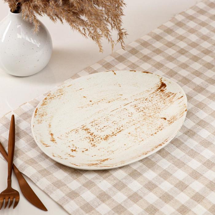 Тарелка подстановочная "Овальная", коричневый лофт плюс, 22*26 см
Тарелка подстановочная "Овальная", коричневый лофт плюс, 22*26 см