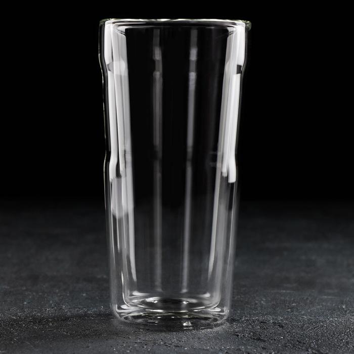 Стакан с двойными стенками Magistro «Дуо», 450 мл, 8×8×16,6 см 
Стакан с двойными стенками Magistro «Дуо», 450 мл, 8×8×16,6 см