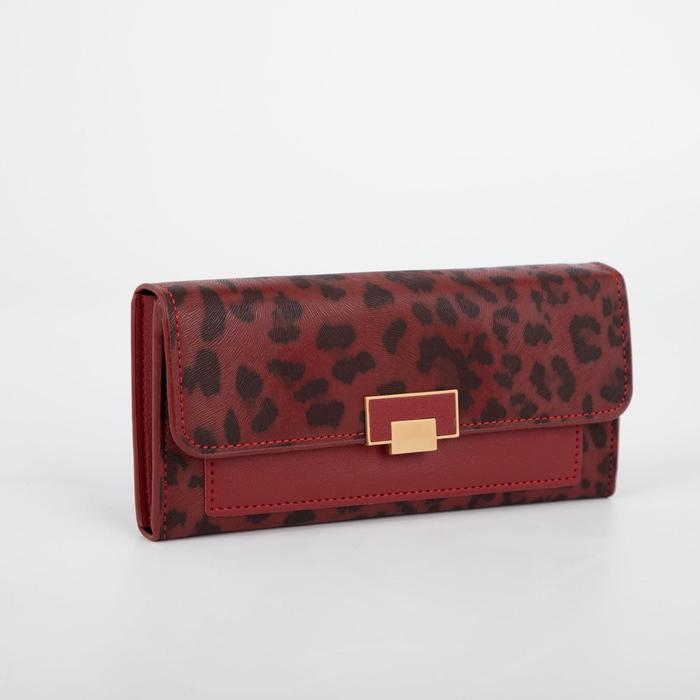 Кошелёк на кнопке, цвет красный
Кошелёк на кнопке, цвет красный