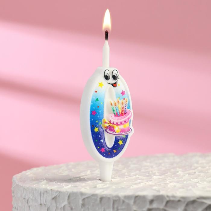 Свеча для торта "С глазками", 12 см, цветная цифра 0
Свеча для торта "С глазками", 12 см, цветная цифра 0