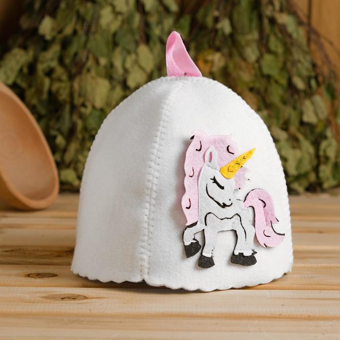 Шапка для бани с аппликацией "Амели"
Шапка для бани с аппликацией "Амели"