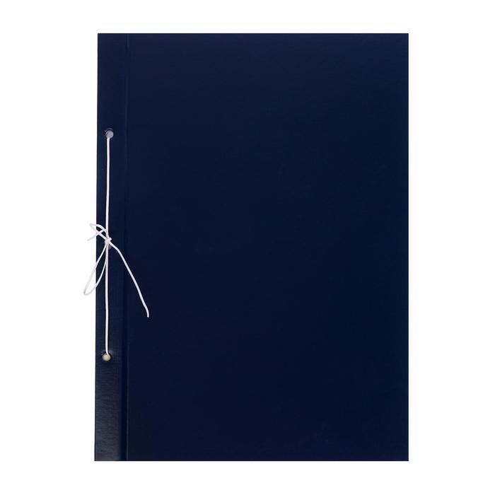 Папка А4 Calligrata для дипломных работ (без надписи), бумвинил, БЕЗ гребешка/сутаж, без листов, синяя
Папка А4 Calligrata для дипломных работ (без надписи), бумвинил, БЕЗ гребешка/сутаж, без листов, синяя