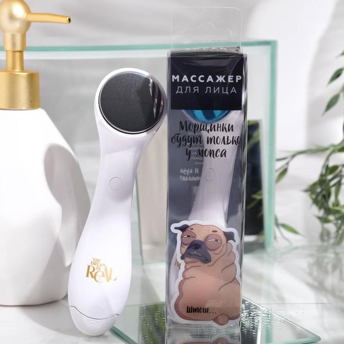 Массажёр для лица «Морщинки будут только у мопса», на батарейке, 15,1 х 4 см
Массажёр для лица «Морщинки будут только у мопса», на батарейке, 15,1 х 4 см
