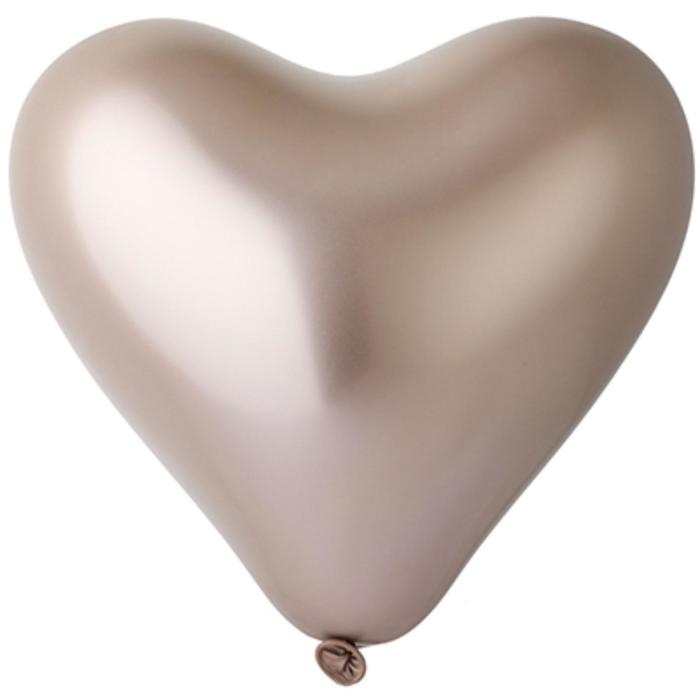 Шар латексный 12", сердце, хром Shiny, роза голд, набор 25 шт.
Шар латексный 12", сердце, хром Shiny, роза голд, набор 25 шт.
