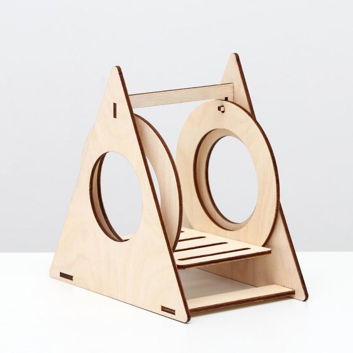 Мостик-качелька для грызунов, 16х16х10 см
Мостик-качелька для грызунов, 16х16х10 см