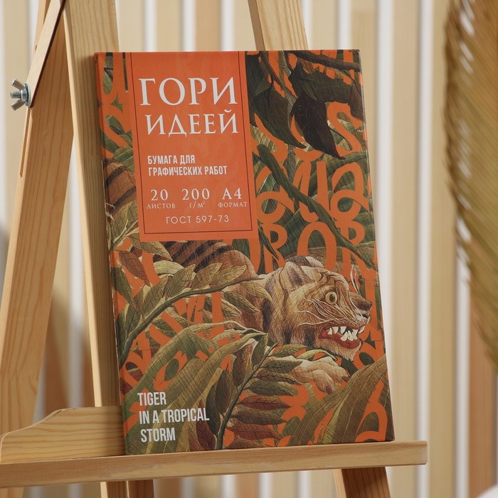 Папка для графических работ А4, 20л. 200г/м2 «Гори идеей»
Папка для графических работ А4, 20л. 200г/м2 «Гори идеей»