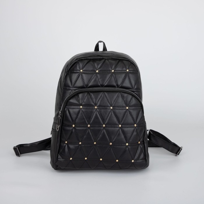 Рюкзак, отдел на молнии, наружный карман, цвет чёрный
Рюкзак, отдел на молнии, наружный карман, цвет чёрный